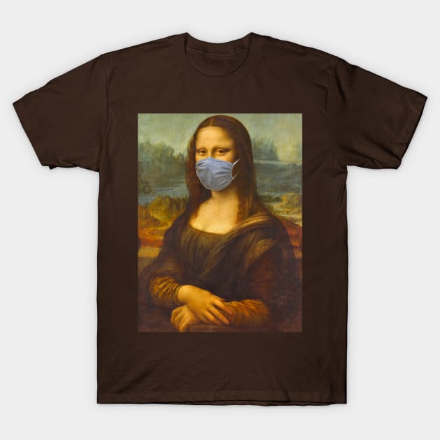 Mona lisa Mascarilla T-Shirt by Sauher